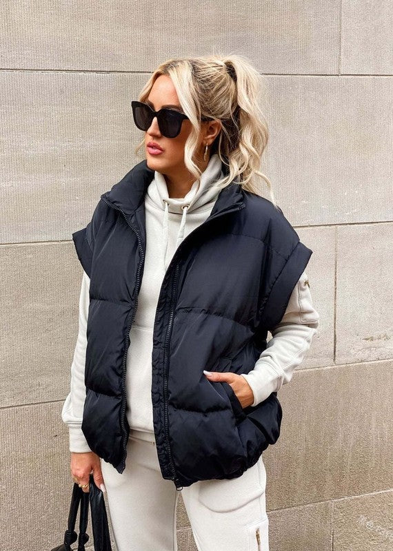 Women's Stylish Quilted Puffer Vest