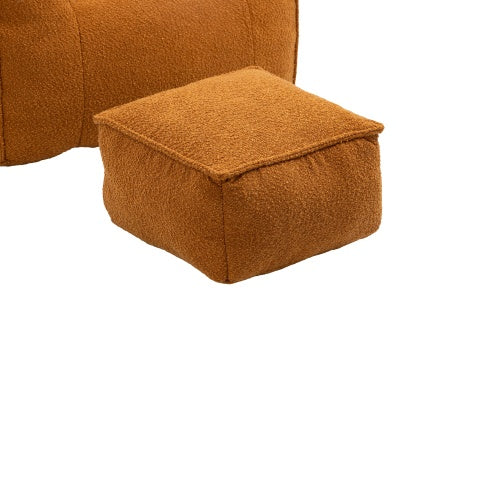 COOLMORE Bean Bag Chair Lazy Sofa/Footstool