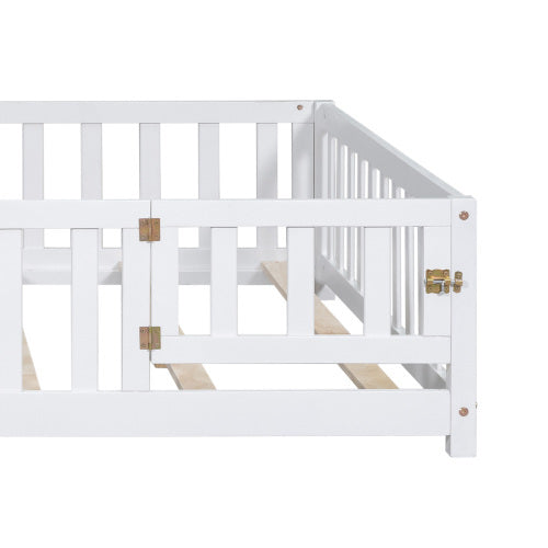 ull Size Floor Platform Bed for Kids