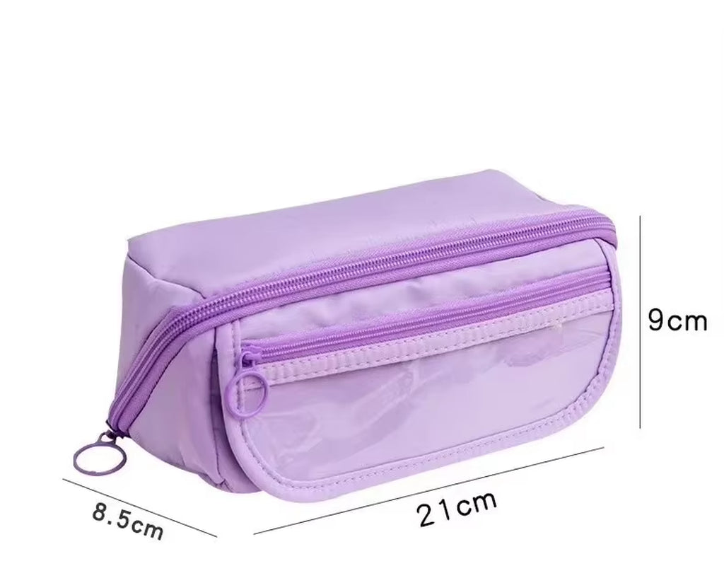 9-Layer Pen Bag Large Capacity Pencil Case High Quality Waterproof Stationery Storage Pouch Student Back to School Gift