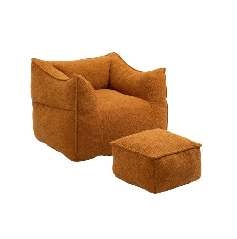 COOLMORE Bean Bag Chair Lazy Sofa/Footstool