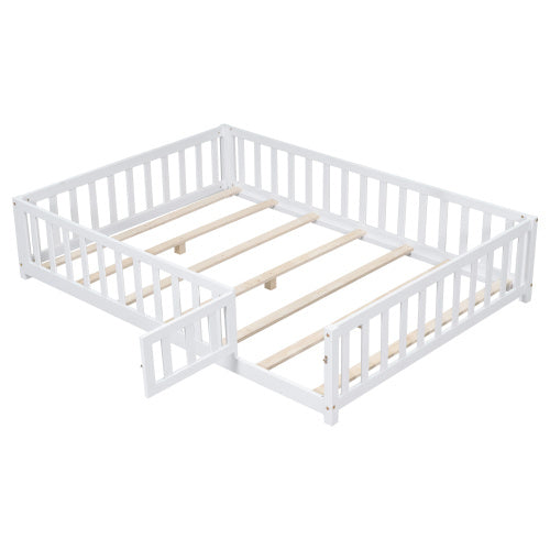 ull Size Floor Platform Bed for Kids