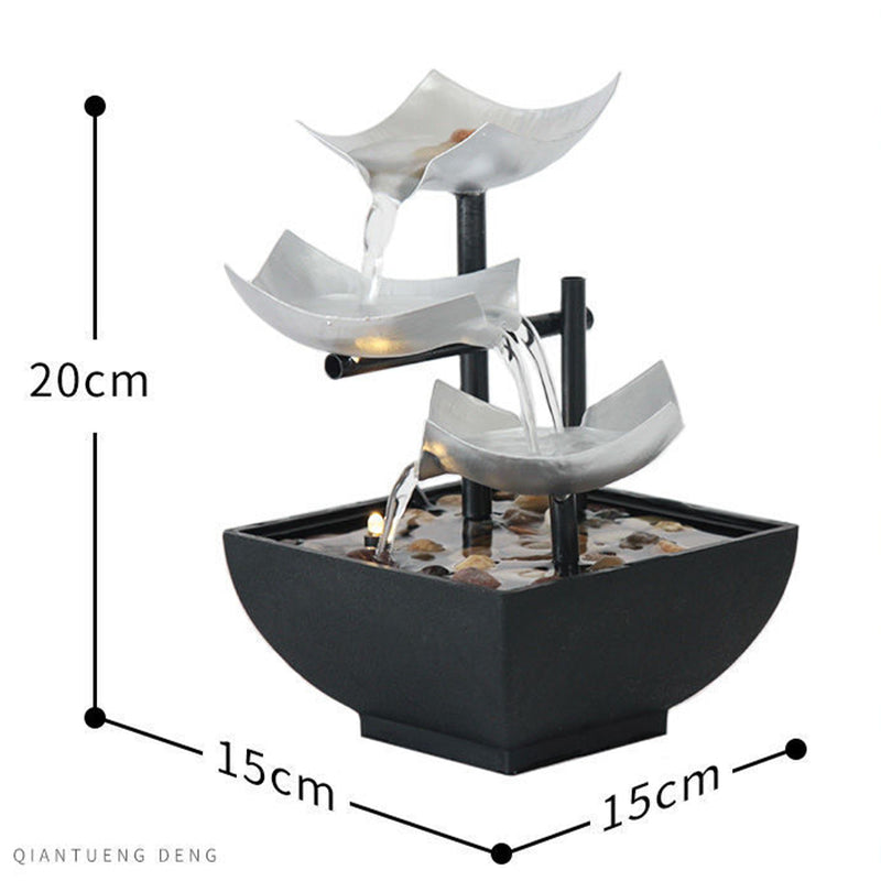 Desktop Fountain Craft: Flowing Water Ornaments for Elegant Home Decoration